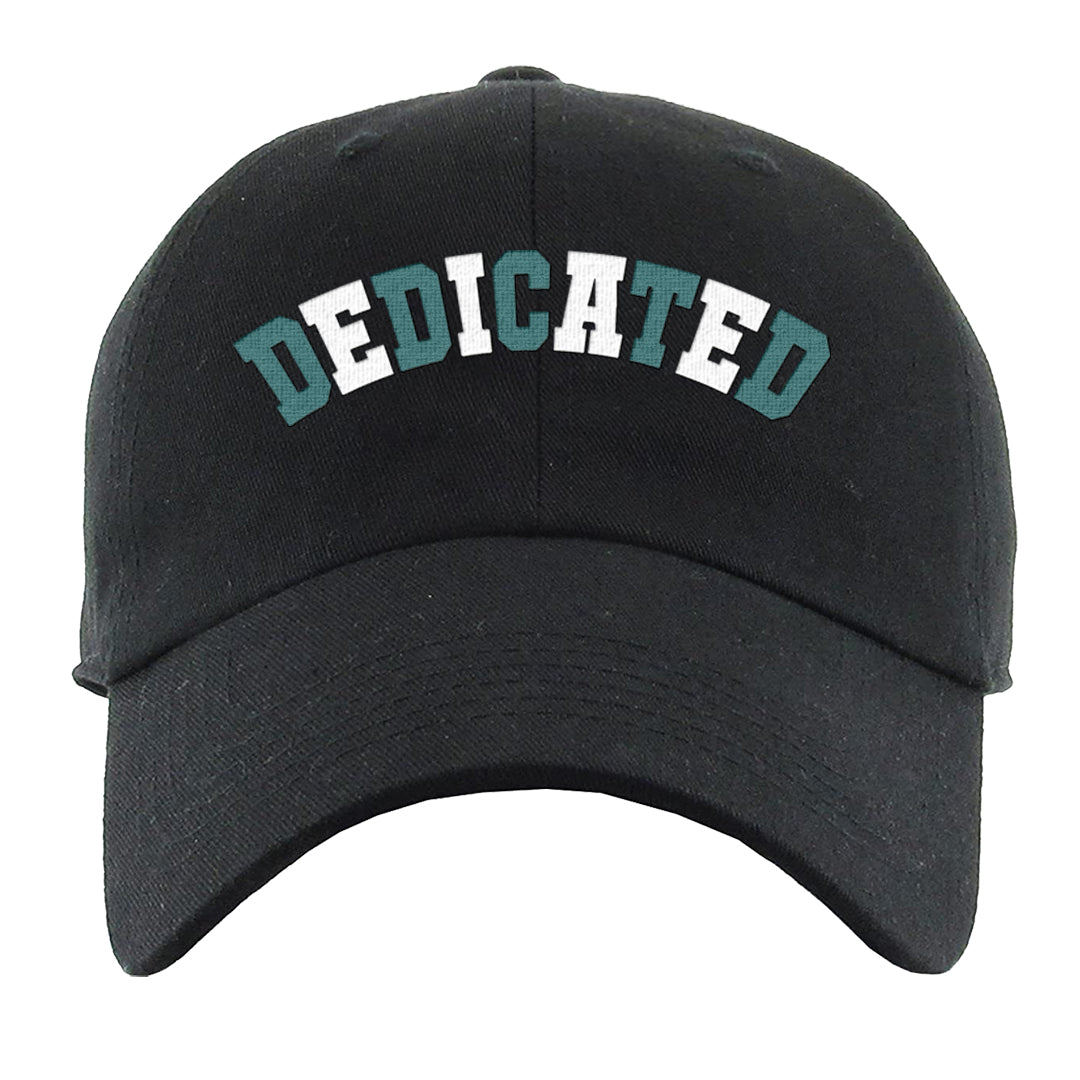 Green Velvet 95s Dad Hat | Dedicated, Black