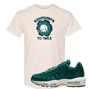 Green Velvet 95s T Shirt | Remember To Smile, Natural