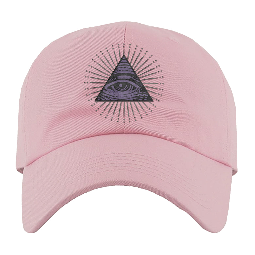 Safari Viotech 95s Dad Hat | All Seeing Eye, Pink