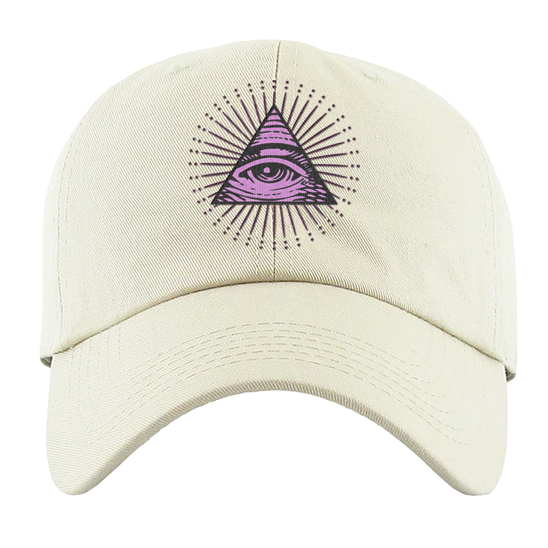 Safari Viotech 95s Dad Hat | All Seeing Eye, White