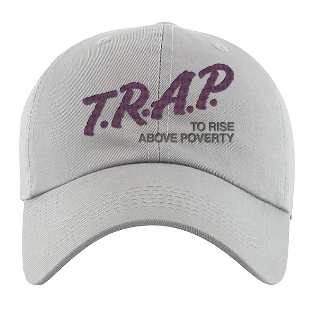 Safari Viotech 95s Dad Hat | Trap To Rise Above Poverty, Light Gray