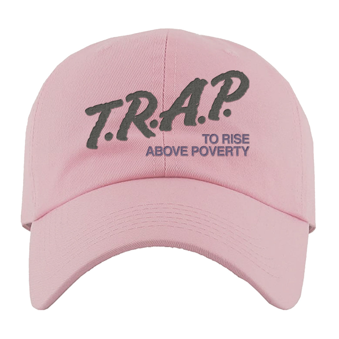 Safari Viotech 95s Dad Hat | Trap To Rise Above Poverty, Pink