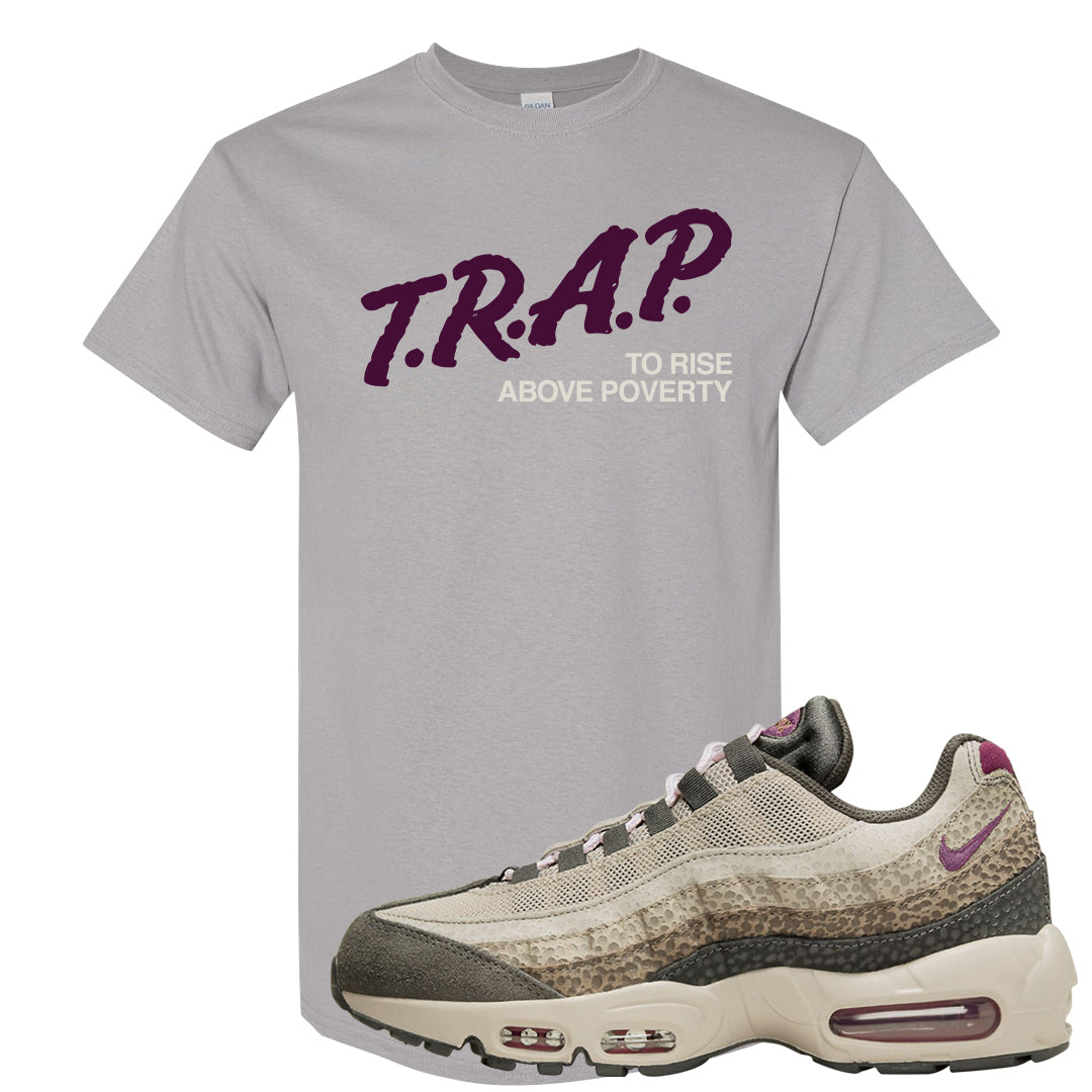 Safari Viotech 95s T Shirt | Trap To Rise Above Poverty, Gravel