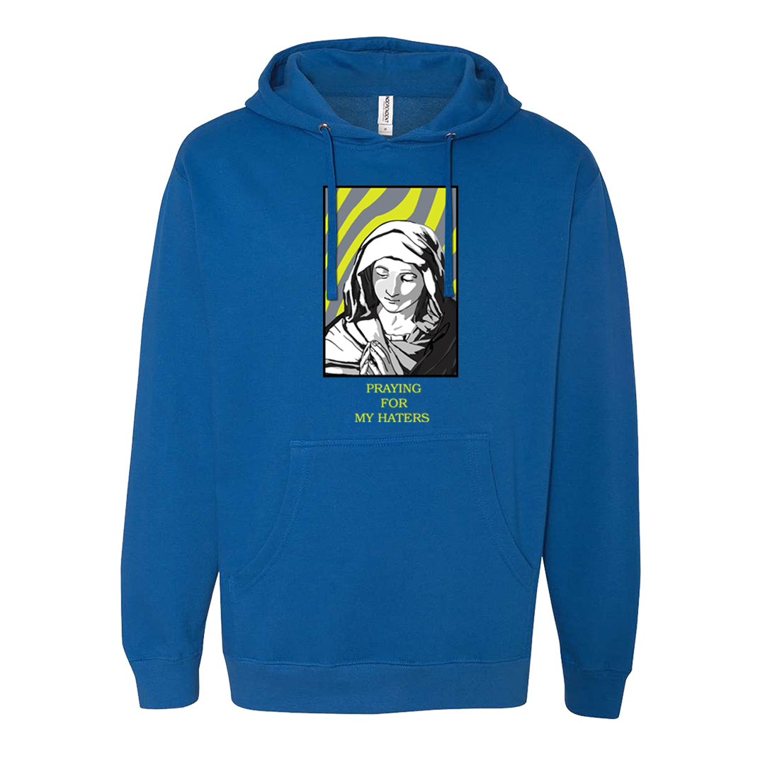 Atlantic Blue Voltage Yellow 97s Hoodie | God Told Me, Royal