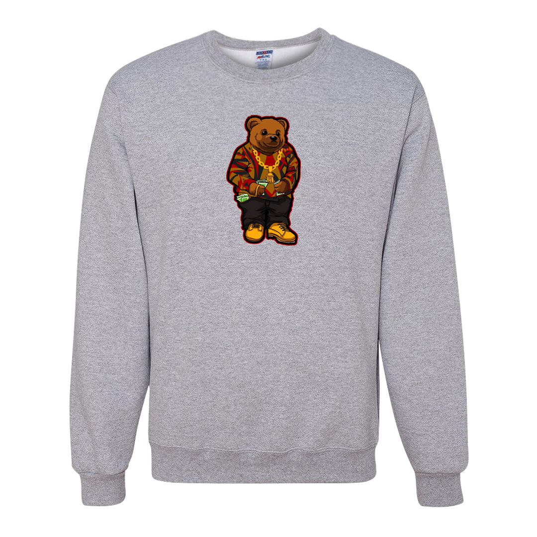 Gold Bullet 97s Crewneck Sweatshirt | Sweater Bear, Ash