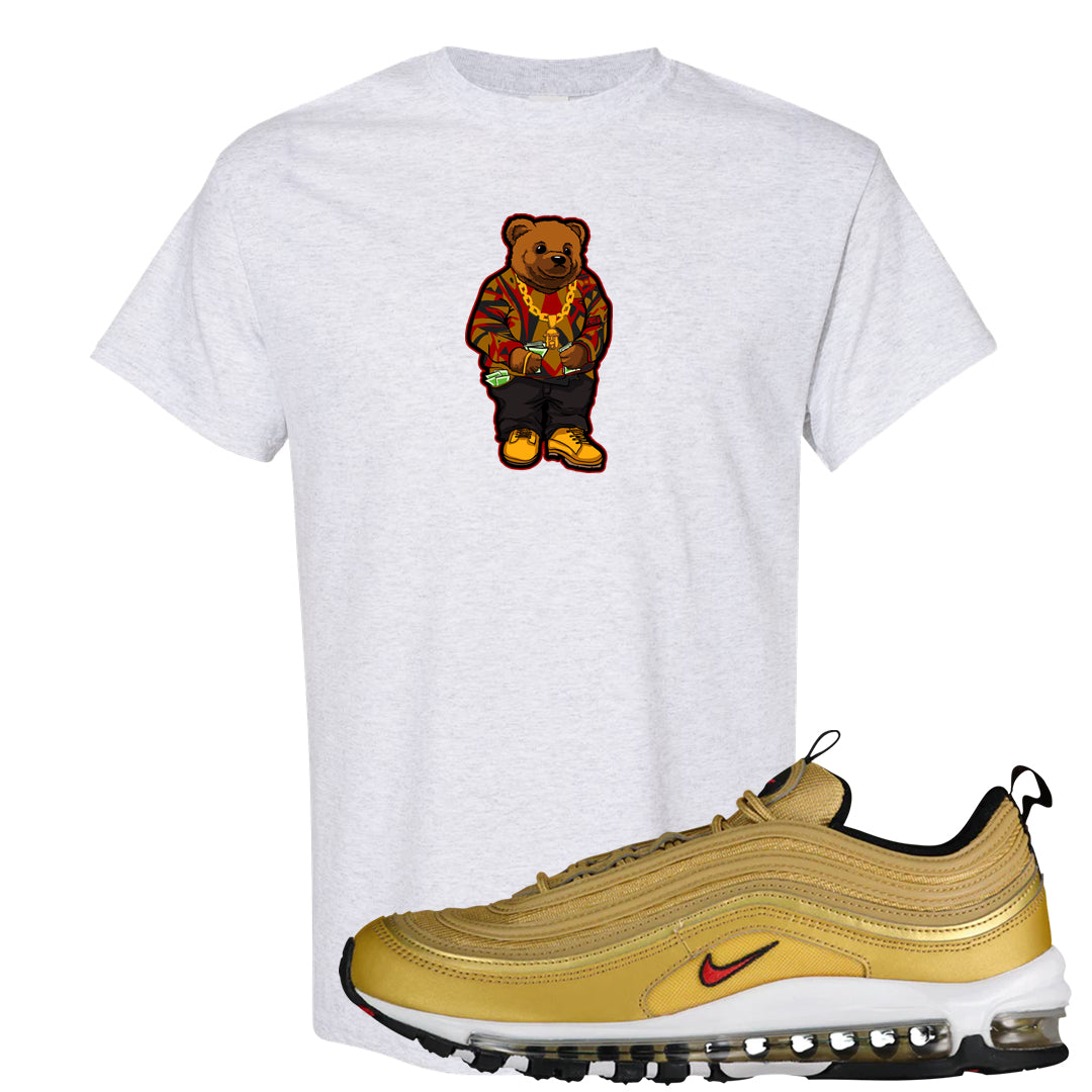 Gold Bullet 97s T Shirt | Sweater Bear, Ash