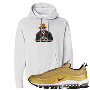 Gold Bullet 97s Hoodie | Capone Illustration, Ash