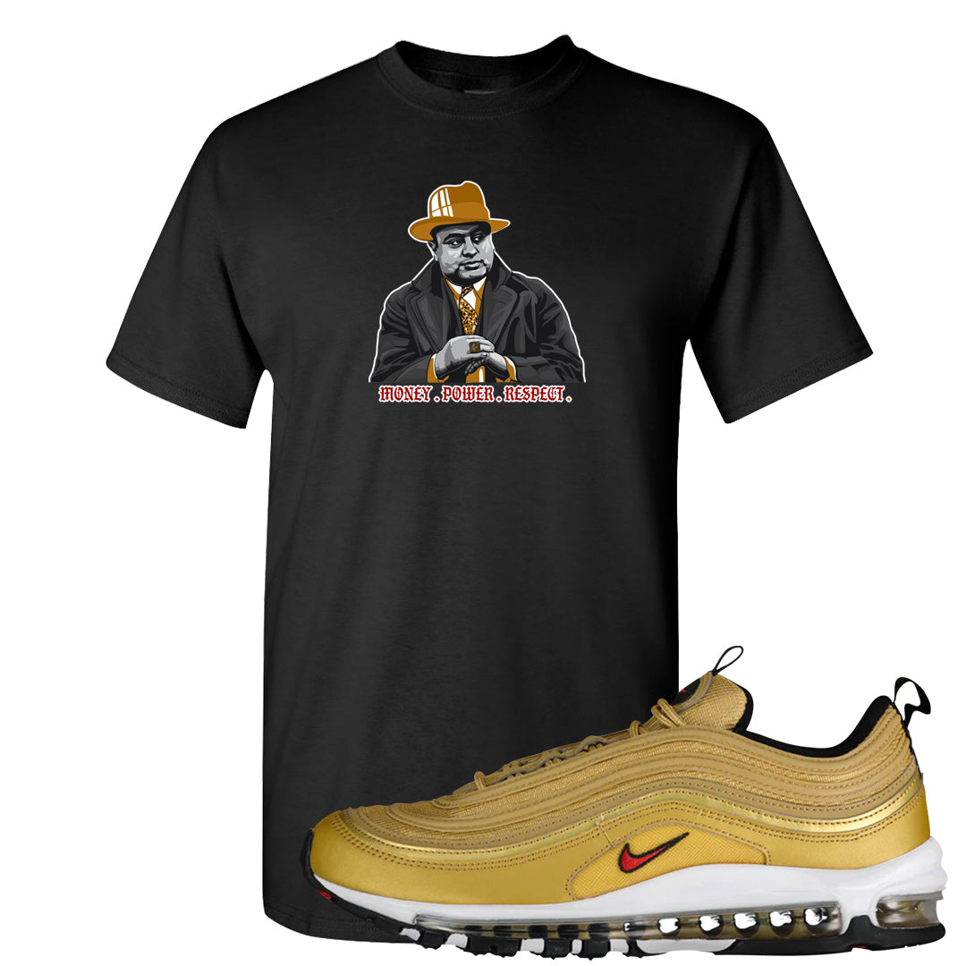 Gold Bullet 97s T Shirt | Capone Illustration, Black