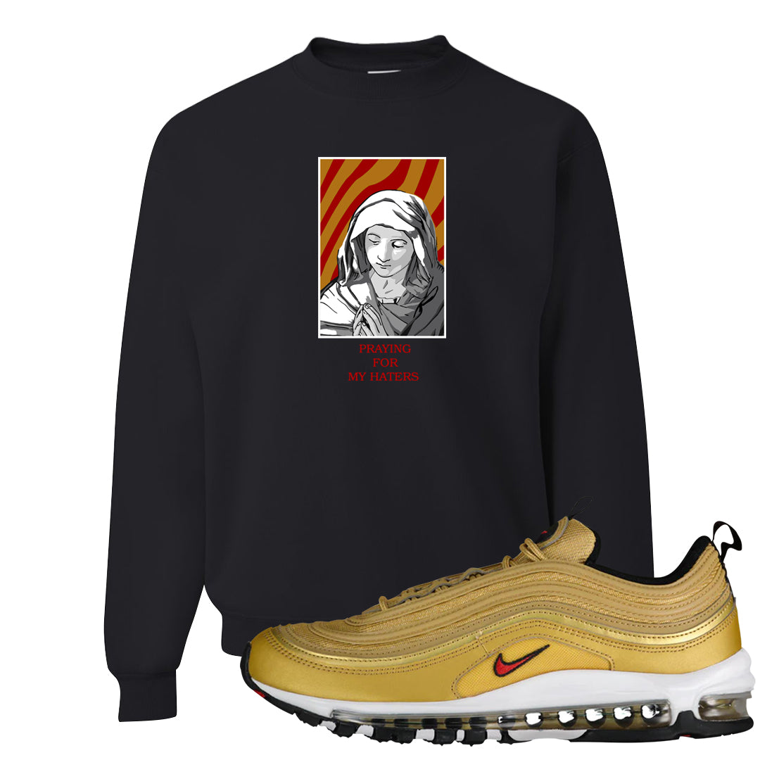 Gold Bullet 97s Crewneck Sweatshirt | God Told Me, Black