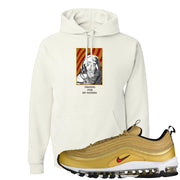 Gold Bullet 97s Hoodie | God Told Me, White