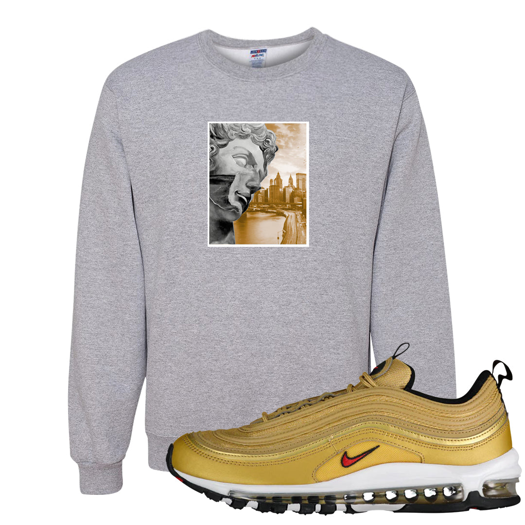 Gold Bullet 97s Crewneck Sweatshirt | Miguel, Ash