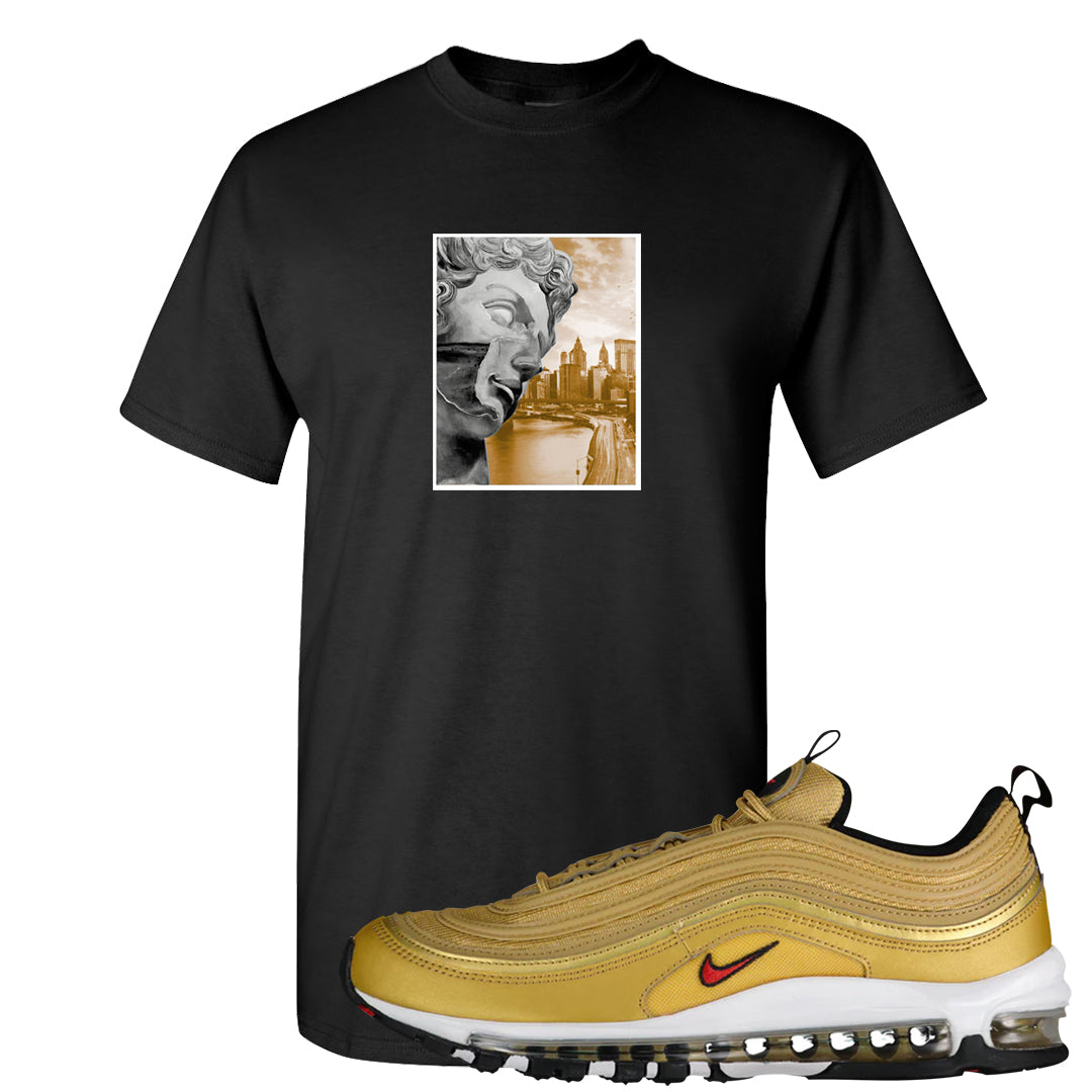 Gold Bullet 97s T Shirt | Miguel, Black