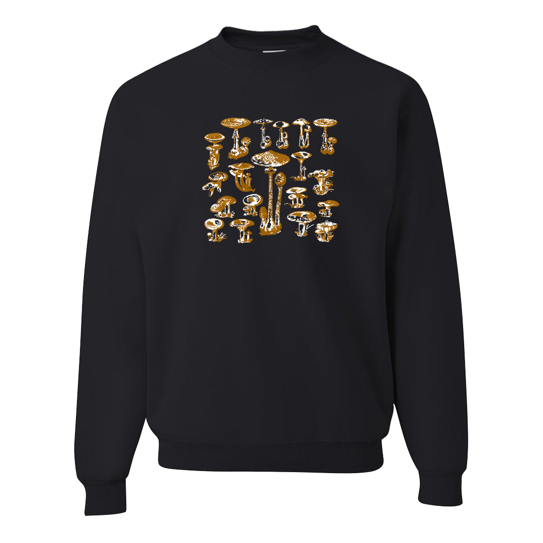 Gold Bullet 97s Crewneck Sweatshirt | Mushroom Chart, Black
