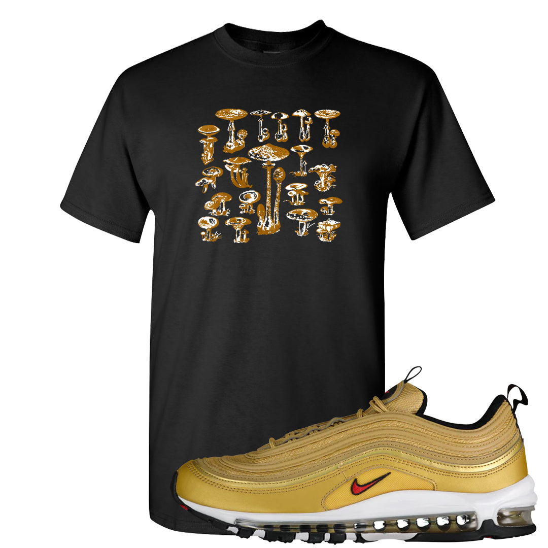 Gold Bullet 97s T Shirt | Mushroom Chart, Black