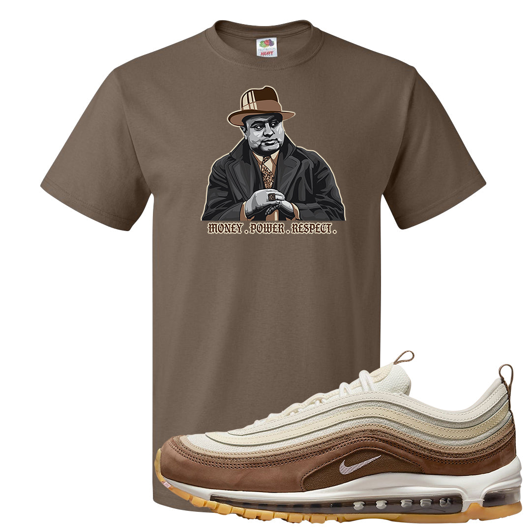 Mushroom Muslin 97s T Shirt | Capone Illustration, Chocolate