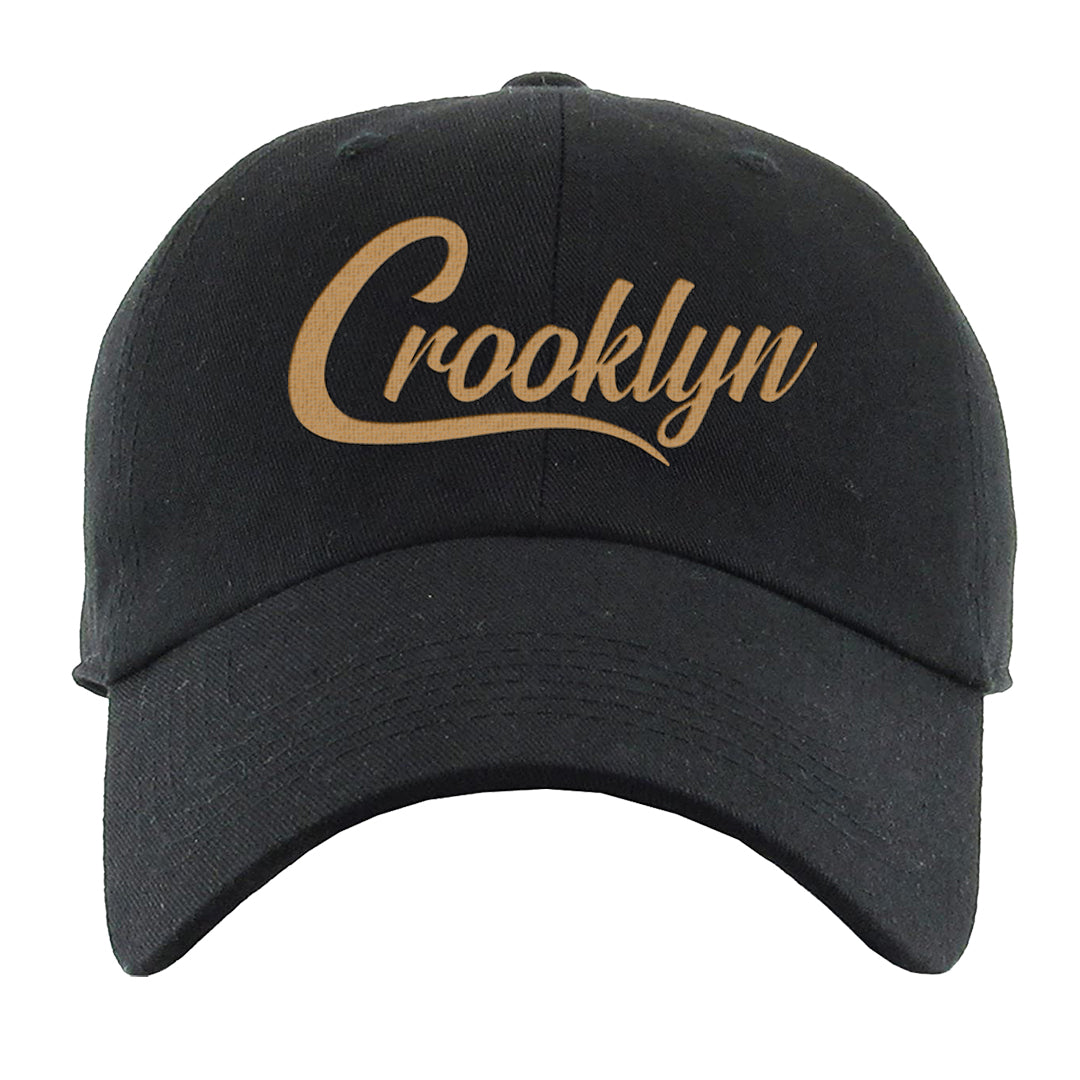 Mushroom Muslin 97s Dad Hat | Crooklyn, Black