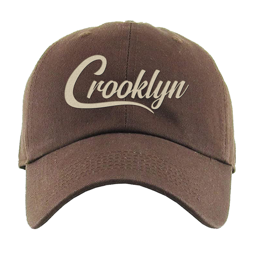 Mushroom Muslin 97s Dad Hat | Crooklyn, Brown