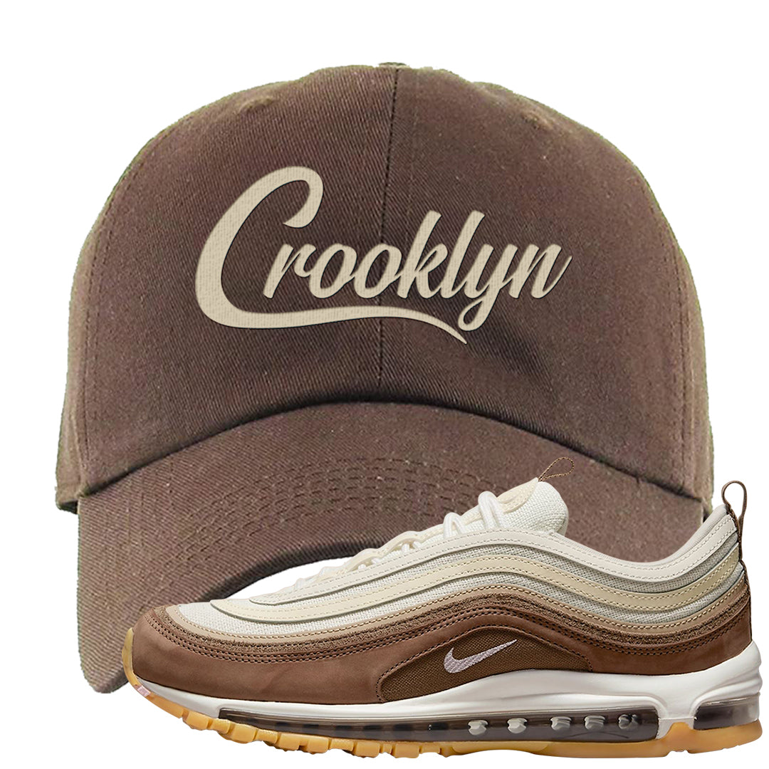 Mushroom Muslin 97s Dad Hat | Crooklyn, Brown