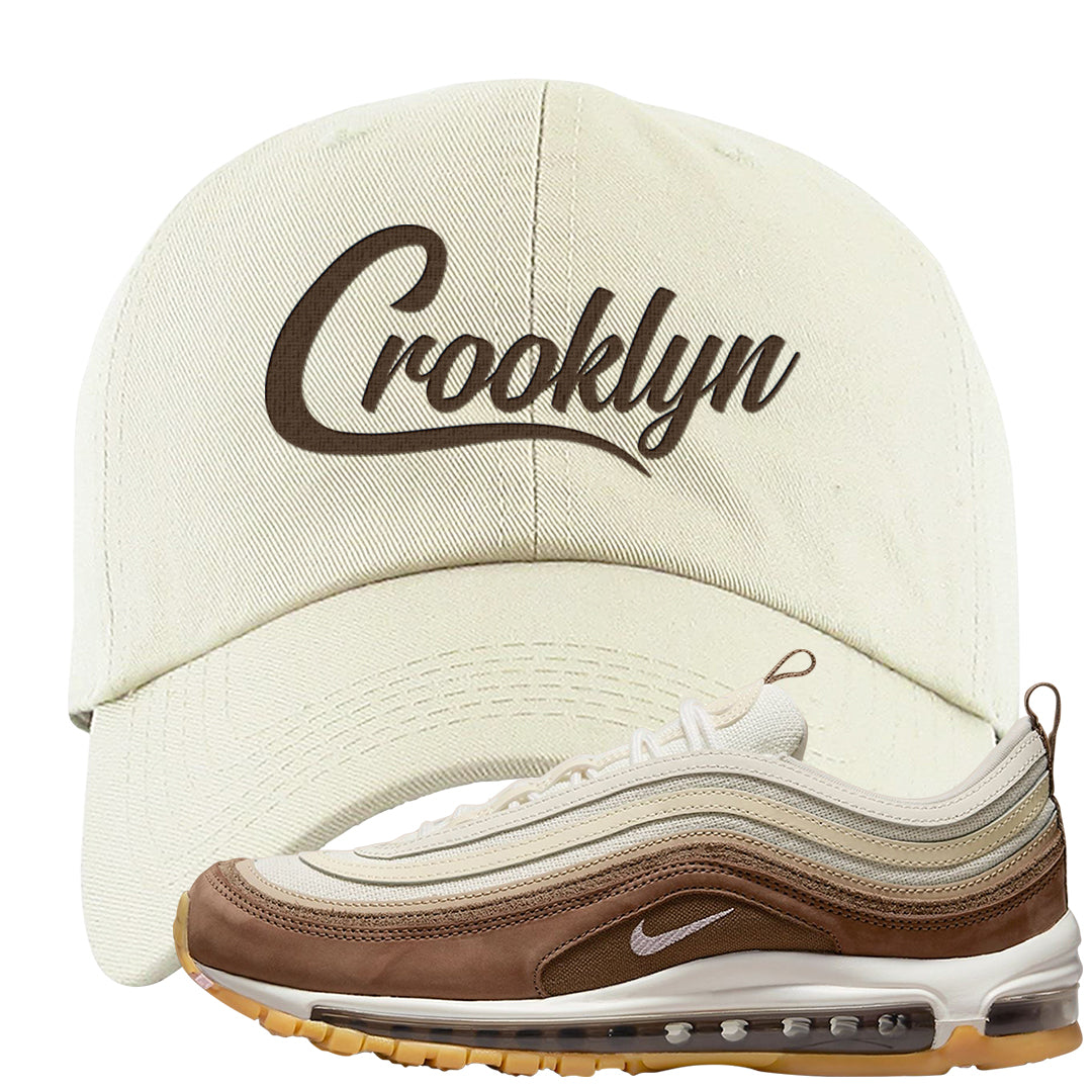 Mushroom Muslin 97s Dad Hat | Crooklyn, White