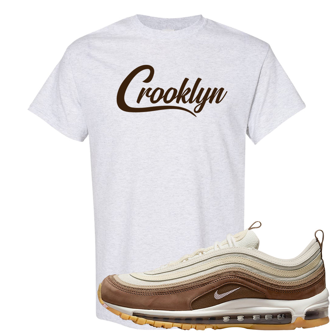 Mushroom Muslin 97s T Shirt | Crooklyn, Ash