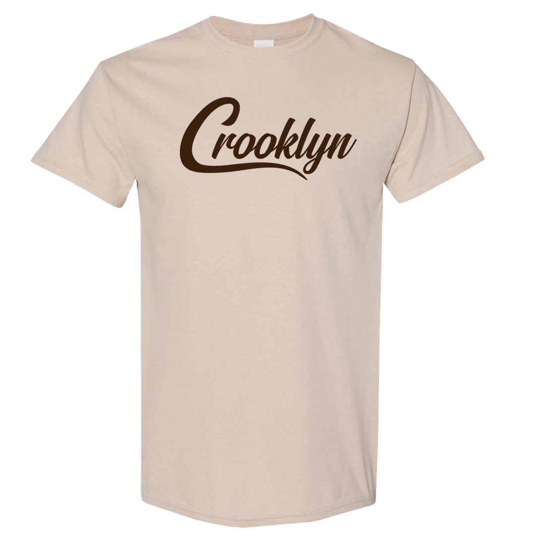 Mushroom Muslin 97s T Shirt | Crooklyn, Sand