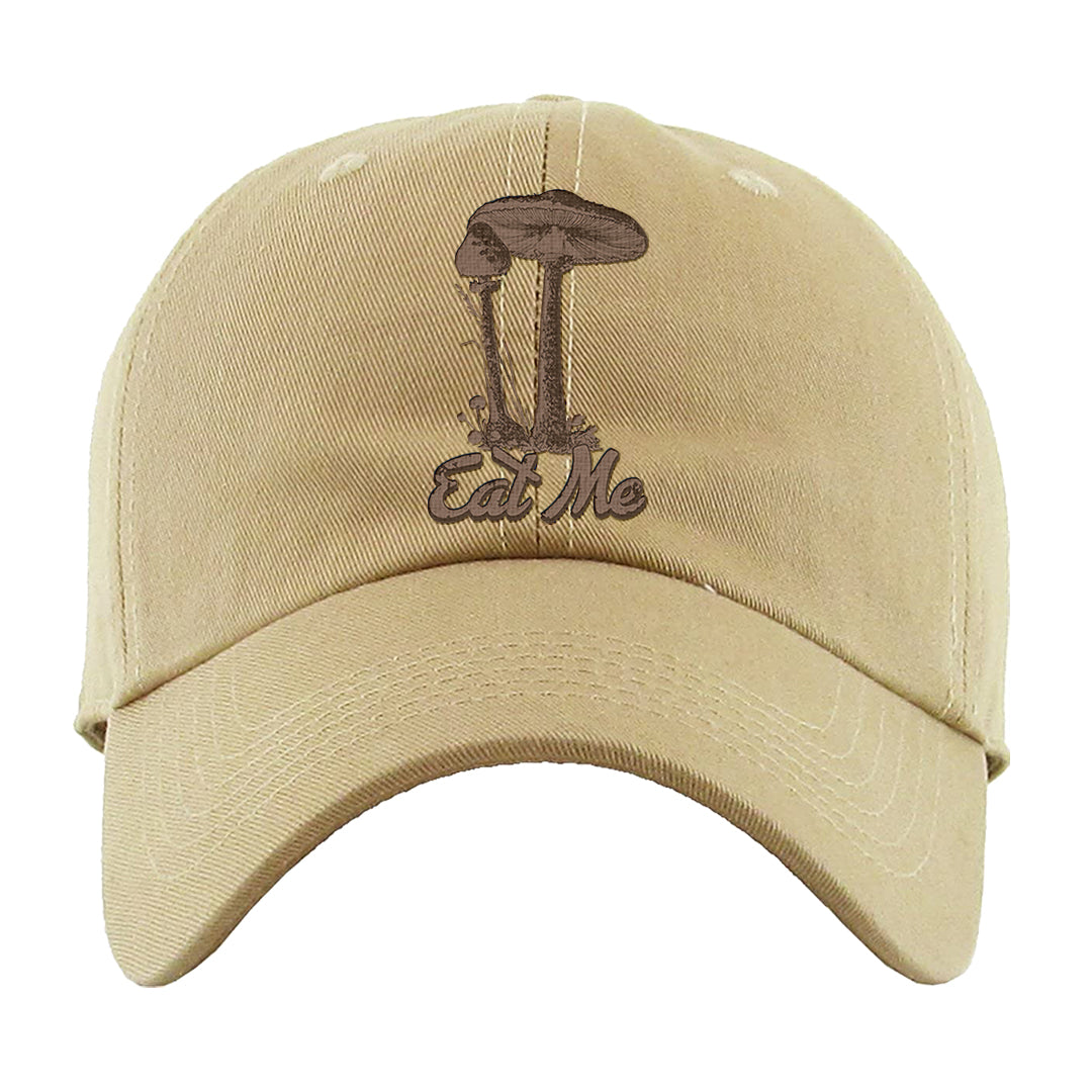 Mushroom Muslin 97s Dad Hat | Eat Me, Khaki