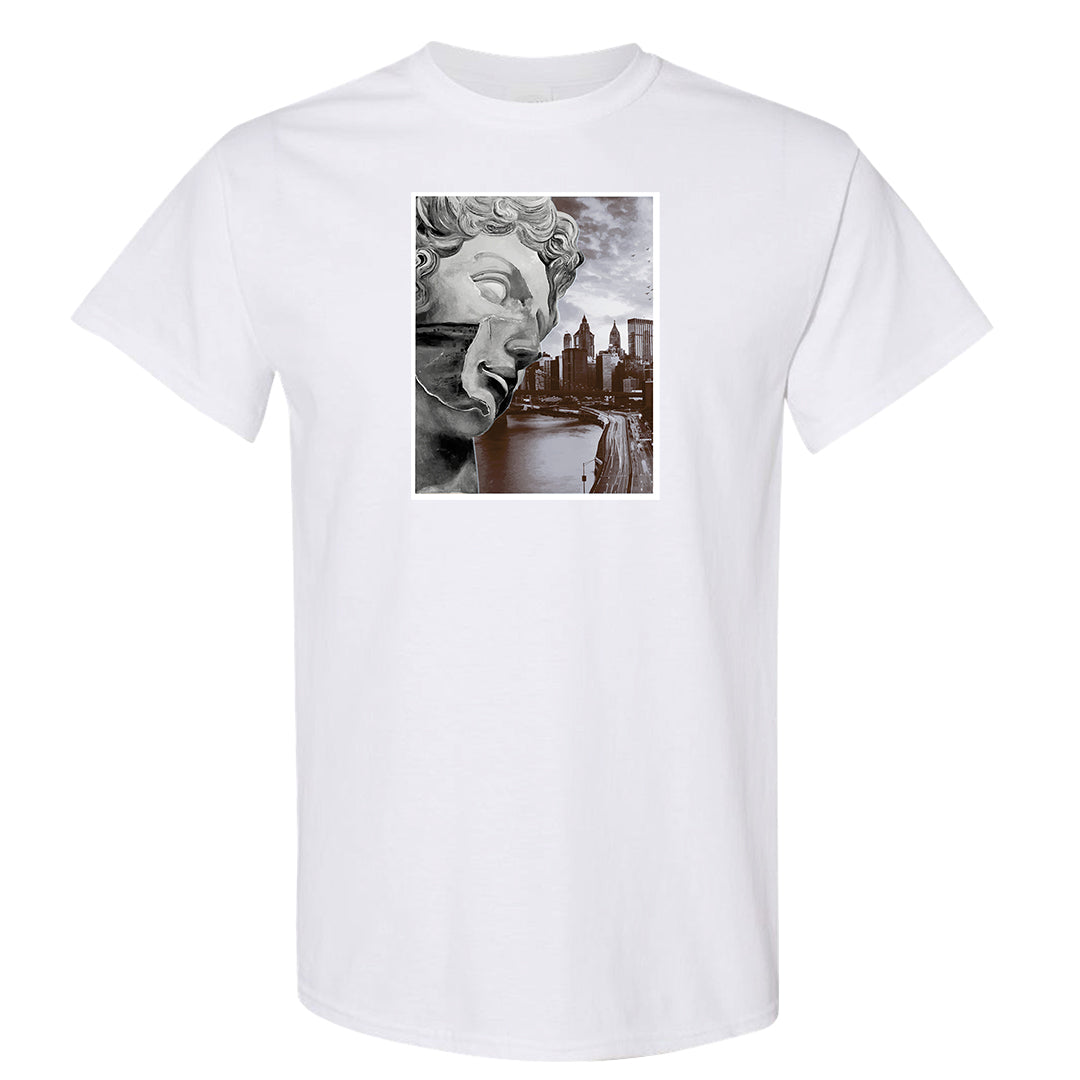 Mushroom Muslin 97s T Shirt | Miguel, White