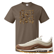 Mushroom Muslin 97s T Shirt | Mushroom Chart, Chocolate