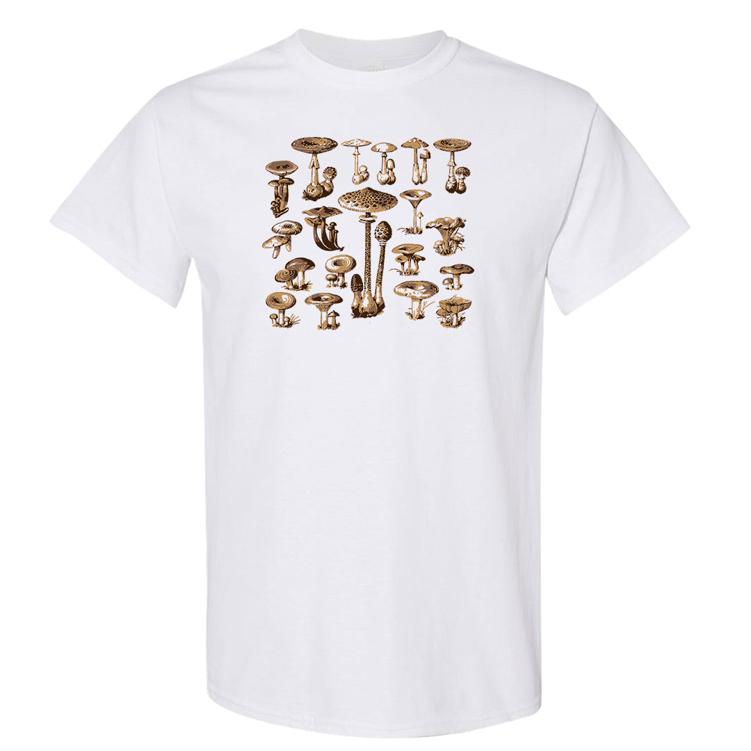 Mushroom Muslin 97s T Shirt | Mushroom Chart, White