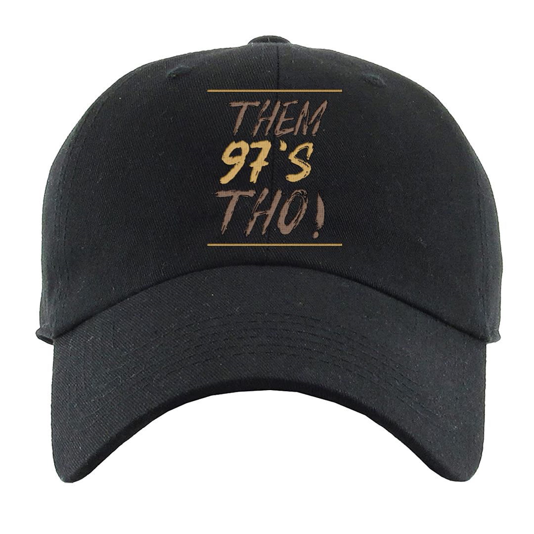 Mushroom Muslin 97s Dad Hat | Them 97's Tho, Black
