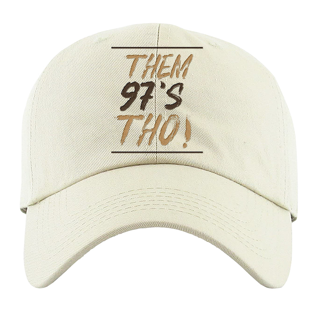 Mushroom Muslin 97s Dad Hat | Them 97's Tho, White