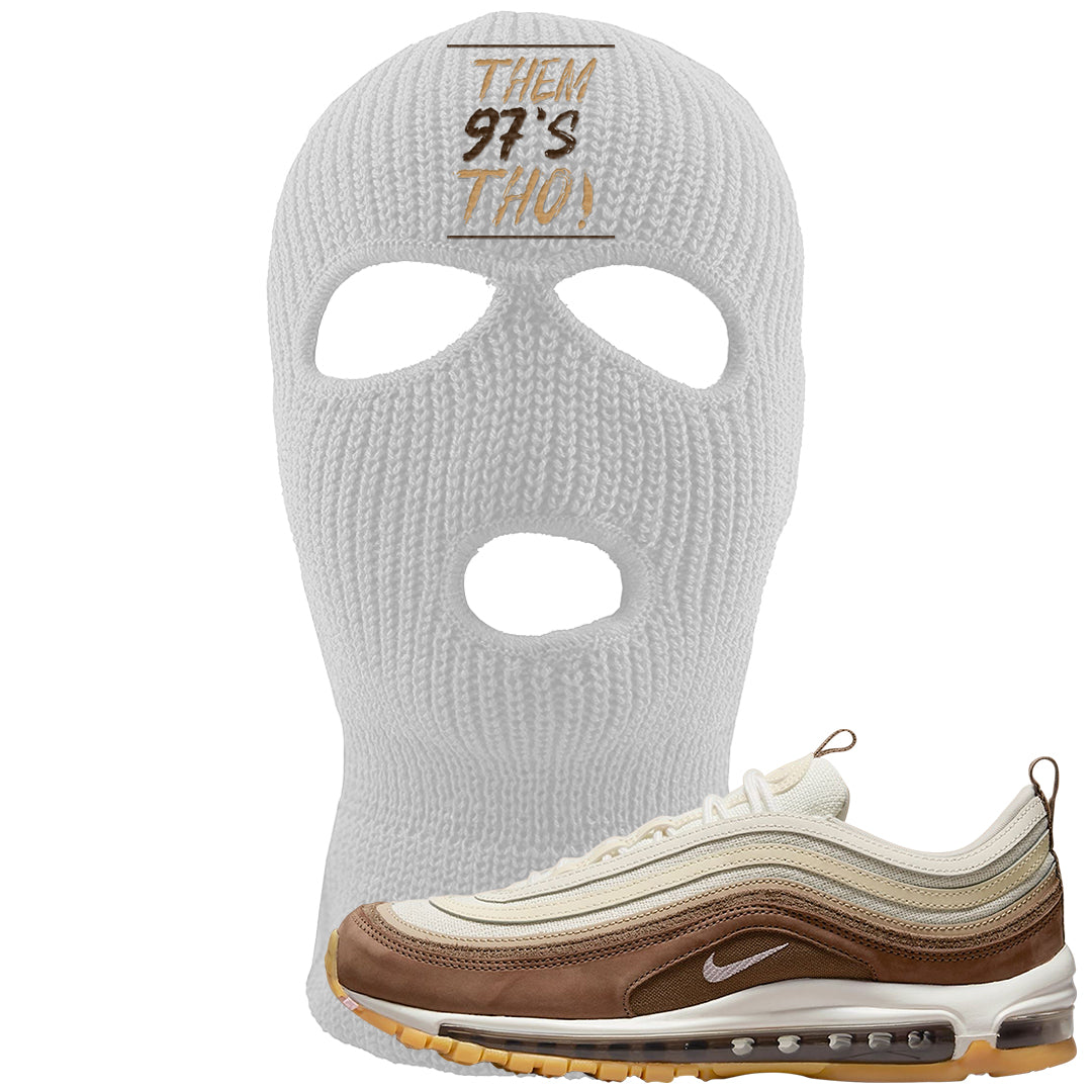 Mushroom Muslin 97s Ski Mask | Them 97's Tho, White