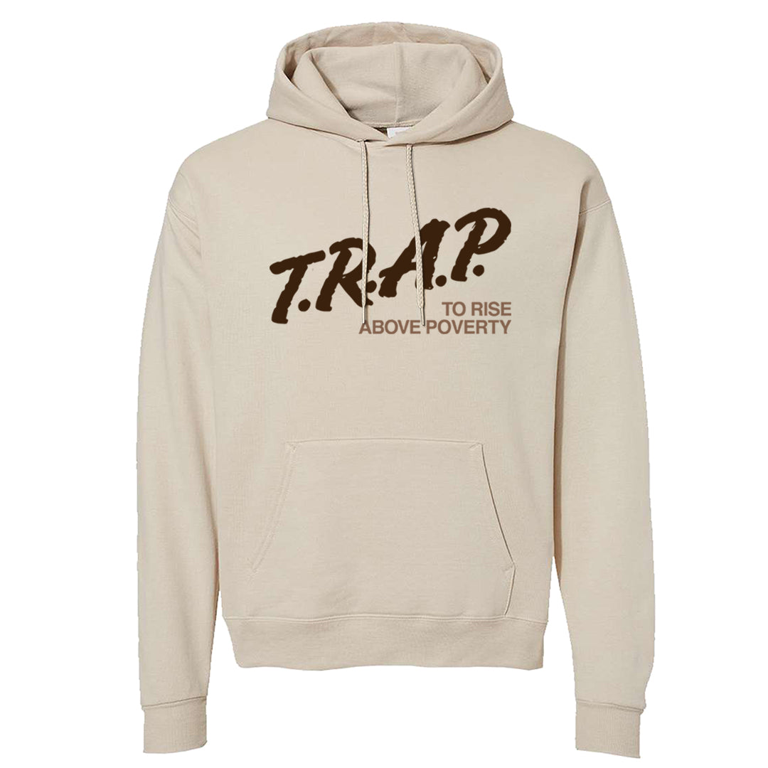 Mushroom Muslin 97s Hoodie | Trap To Rise Above Poverty, Sand