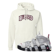 Summit White Rosewood More Uptempos Hoodie | Blessed Arch, White