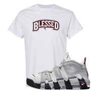 Summit White Rosewood More Uptempos T Shirt | Blessed Arch, Ash