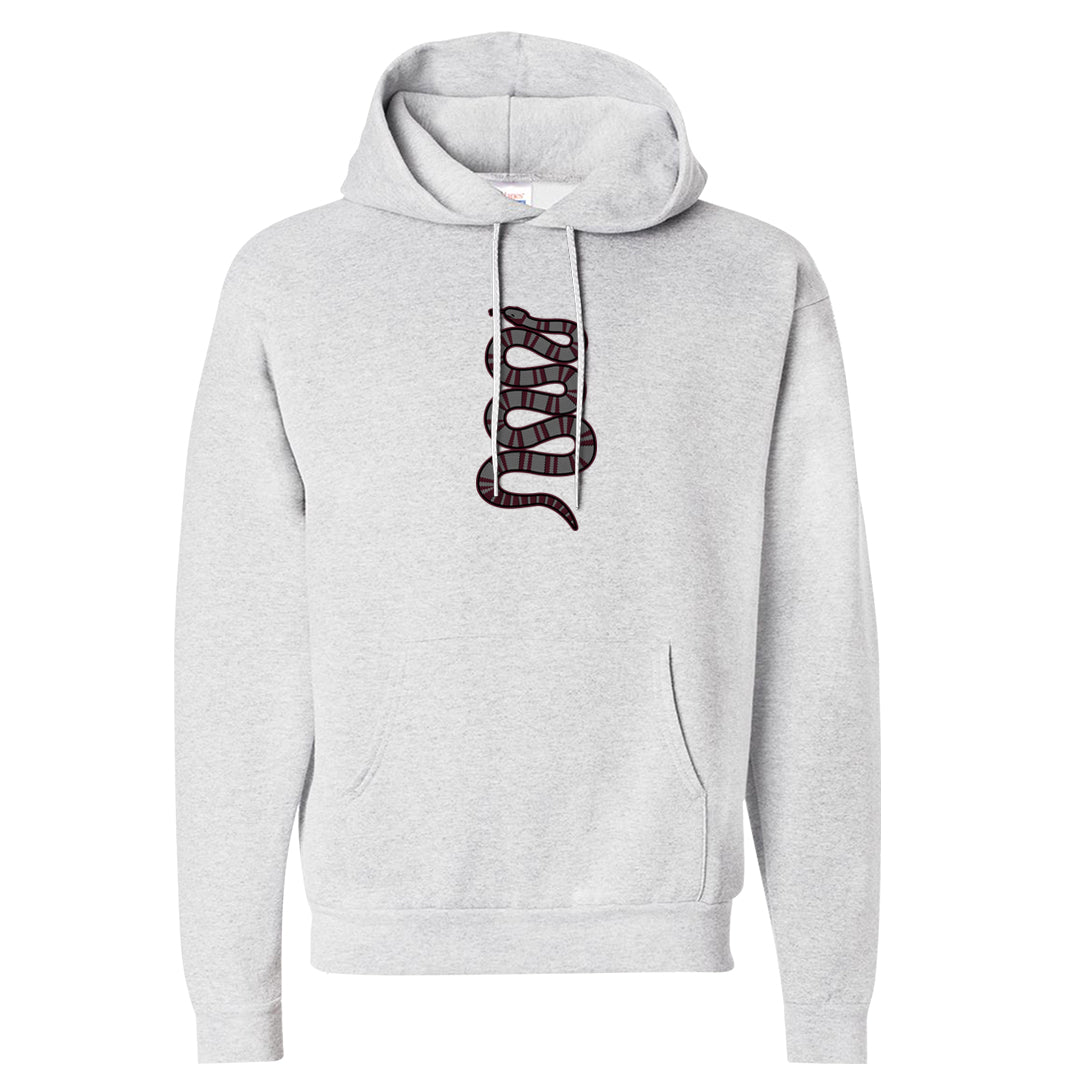 Summit White Rosewood More Uptempos Hoodie | Coiled Snake, Ash