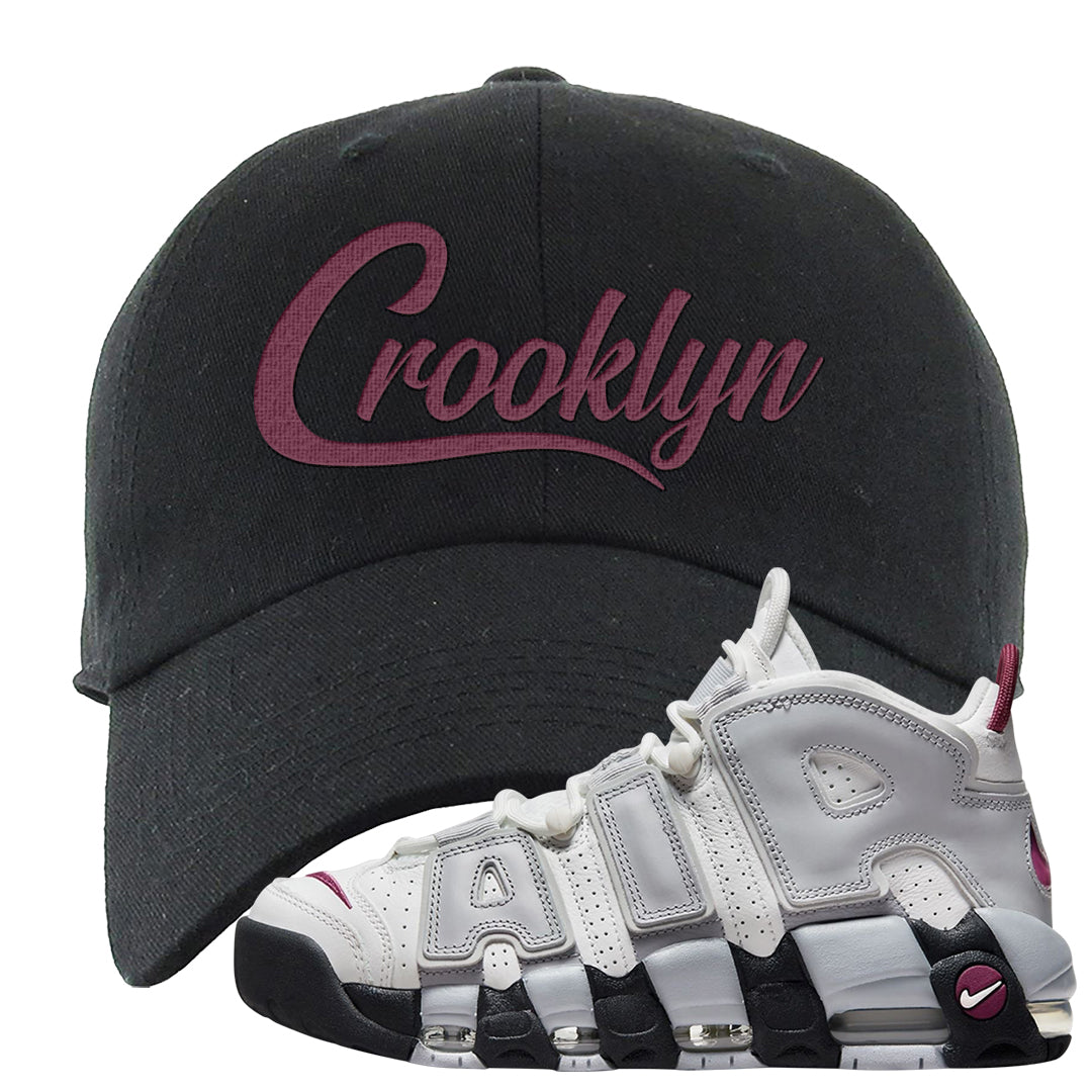 Summit White Rosewood More Uptempos Dad Hat | Crooklyn, Black