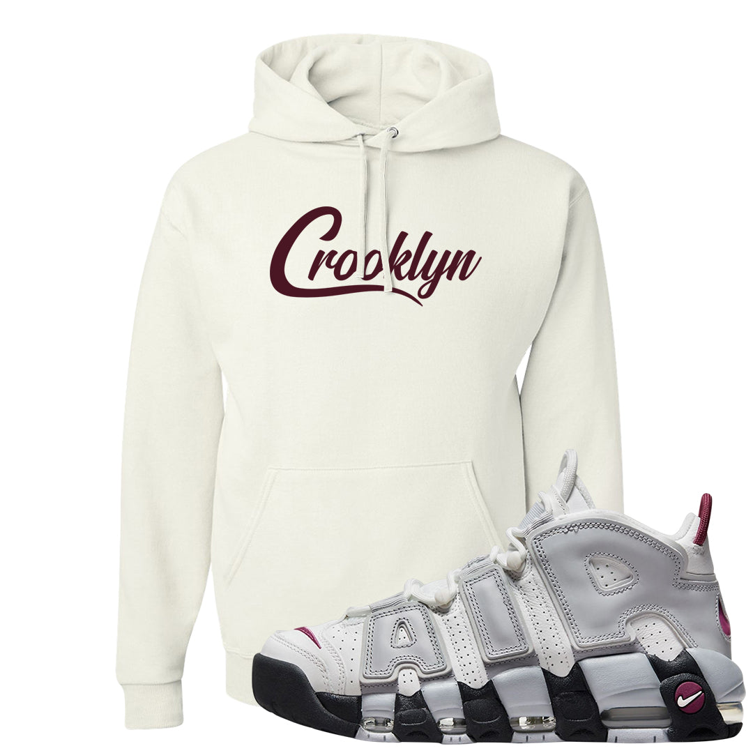 Summit White Rosewood More Uptempos Hoodie | Crooklyn, White
