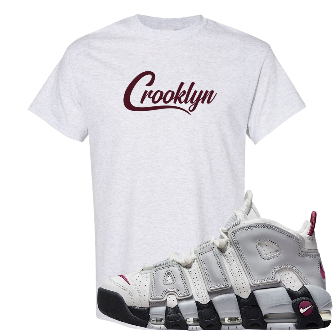 Summit White Rosewood More Uptempos T Shirt | Crooklyn, Ash