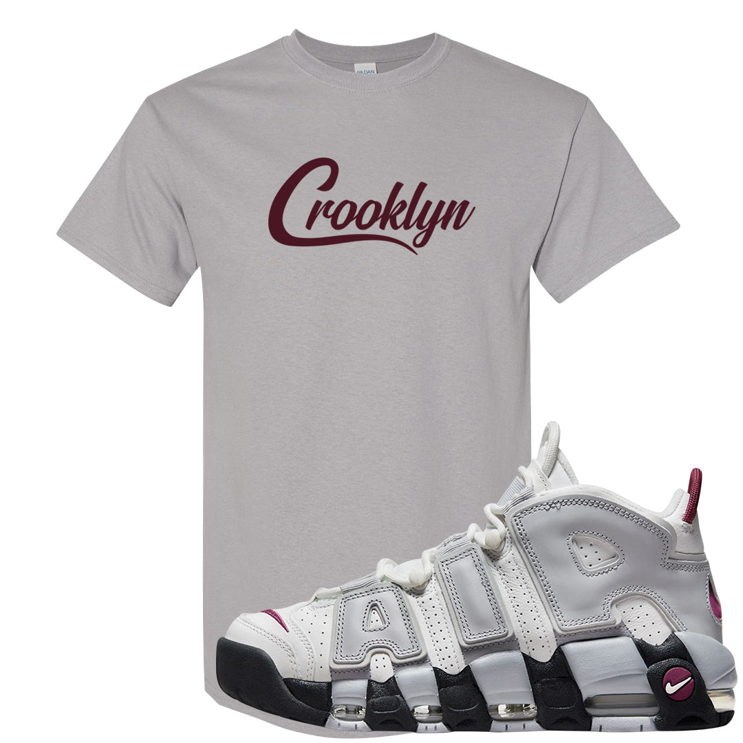 Summit White Rosewood More Uptempos T Shirt | Crooklyn, Gravel