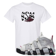 Summit White Rosewood More Uptempos T Shirt | Certified Sneakerhead, White