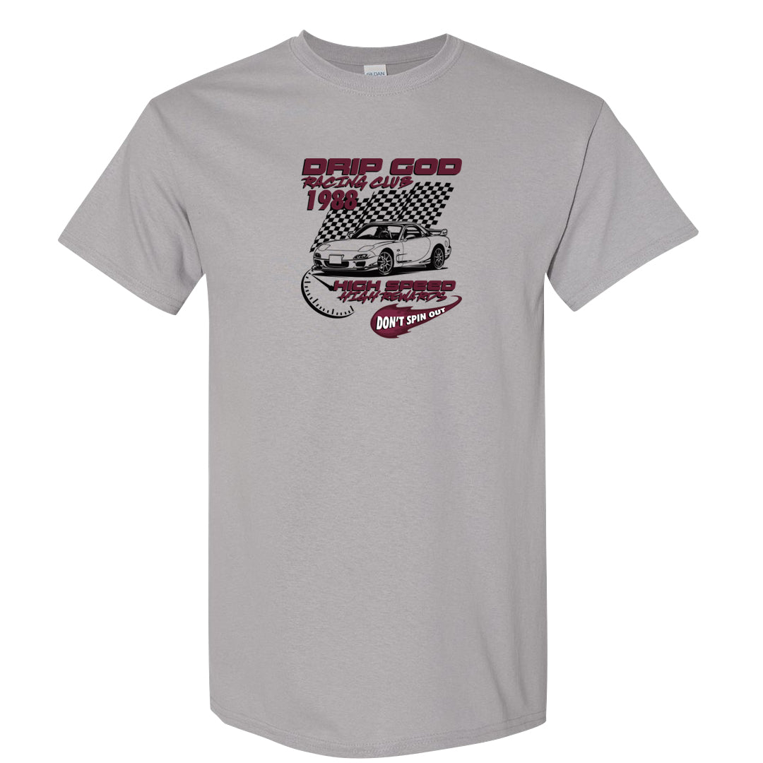Summit White Rosewood More Uptempos T Shirt | Drip God Racing Club, Gravel