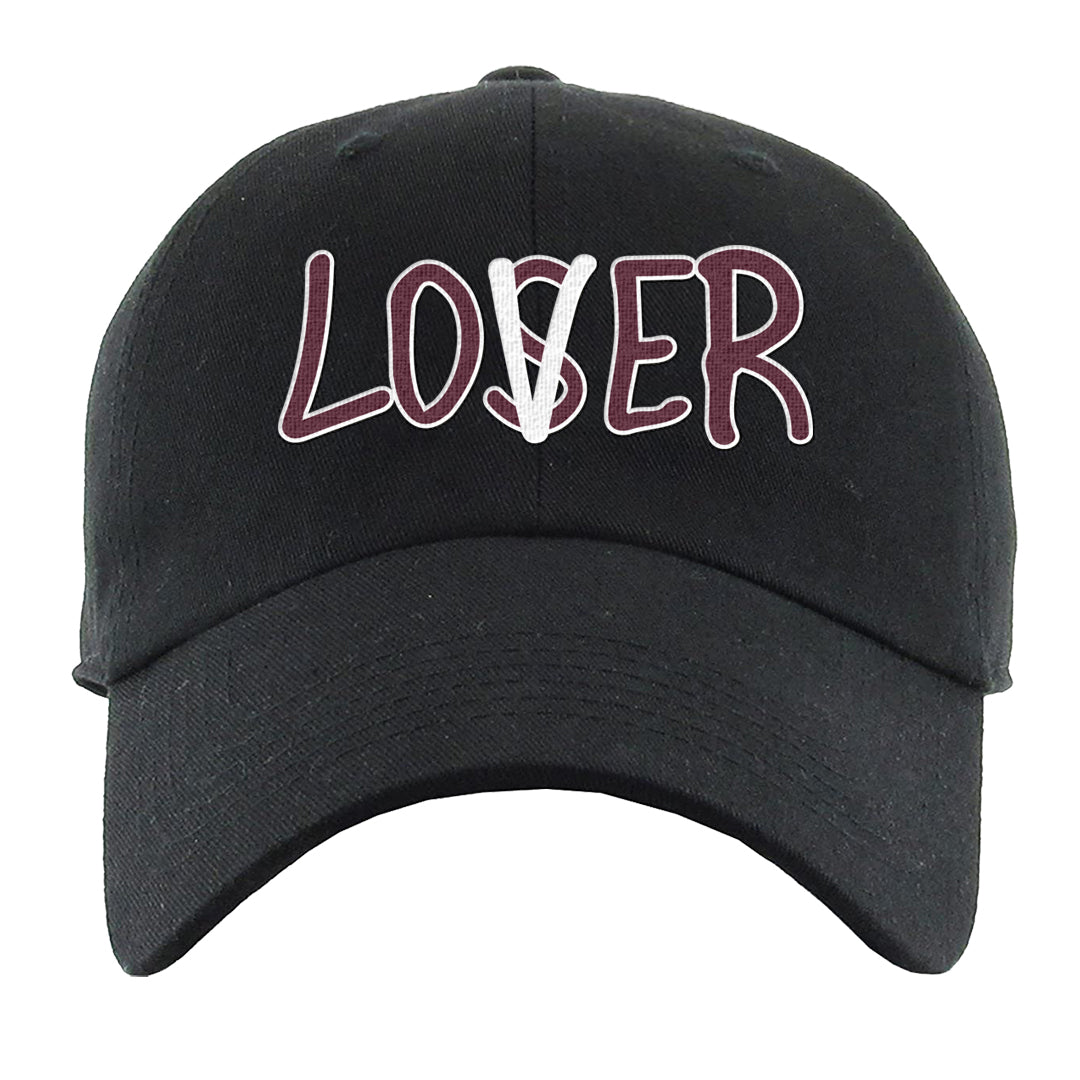 Summit White Rosewood More Uptempos Dad Hat | Lover, Black