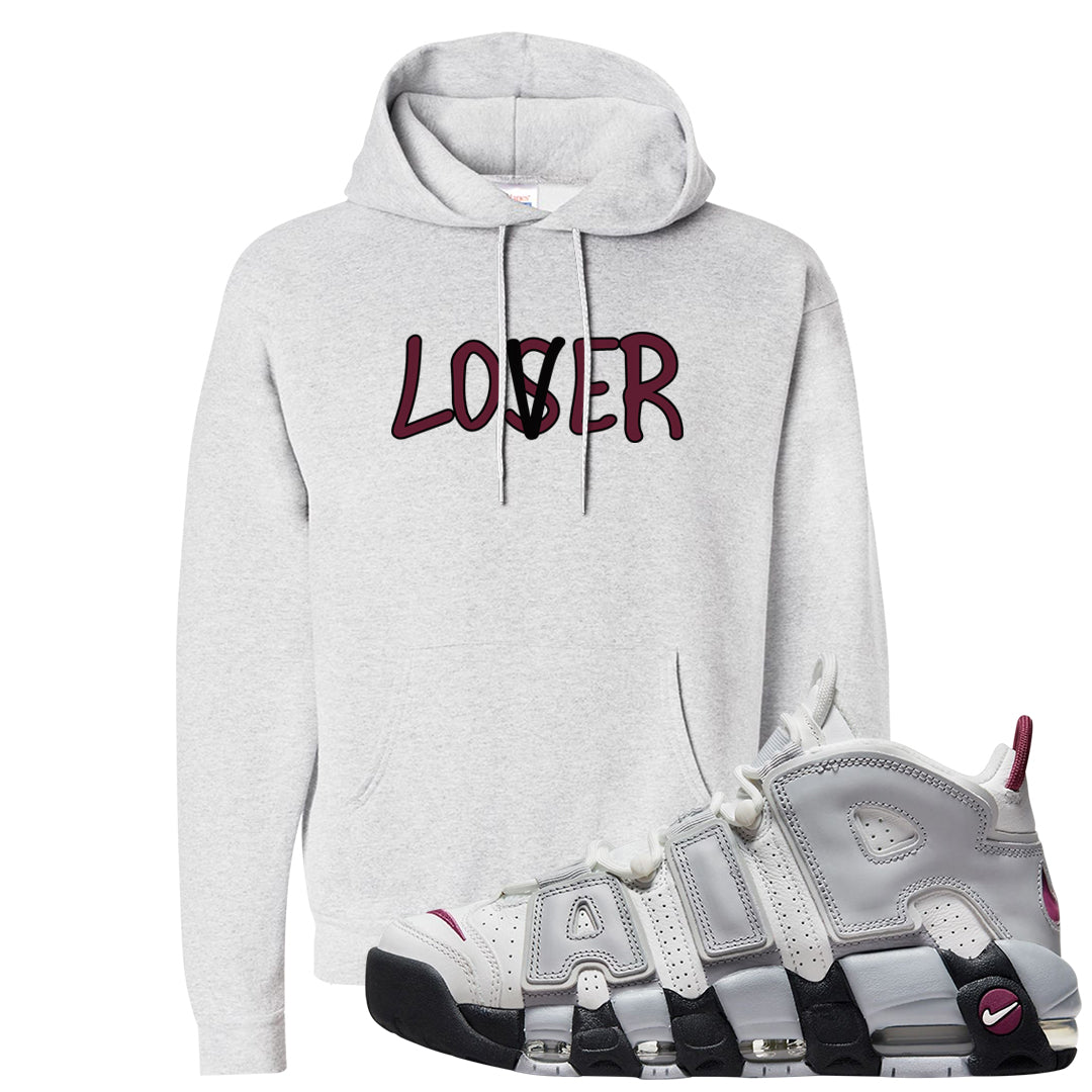 Summit White Rosewood More Uptempos Hoodie | Lover, Ash