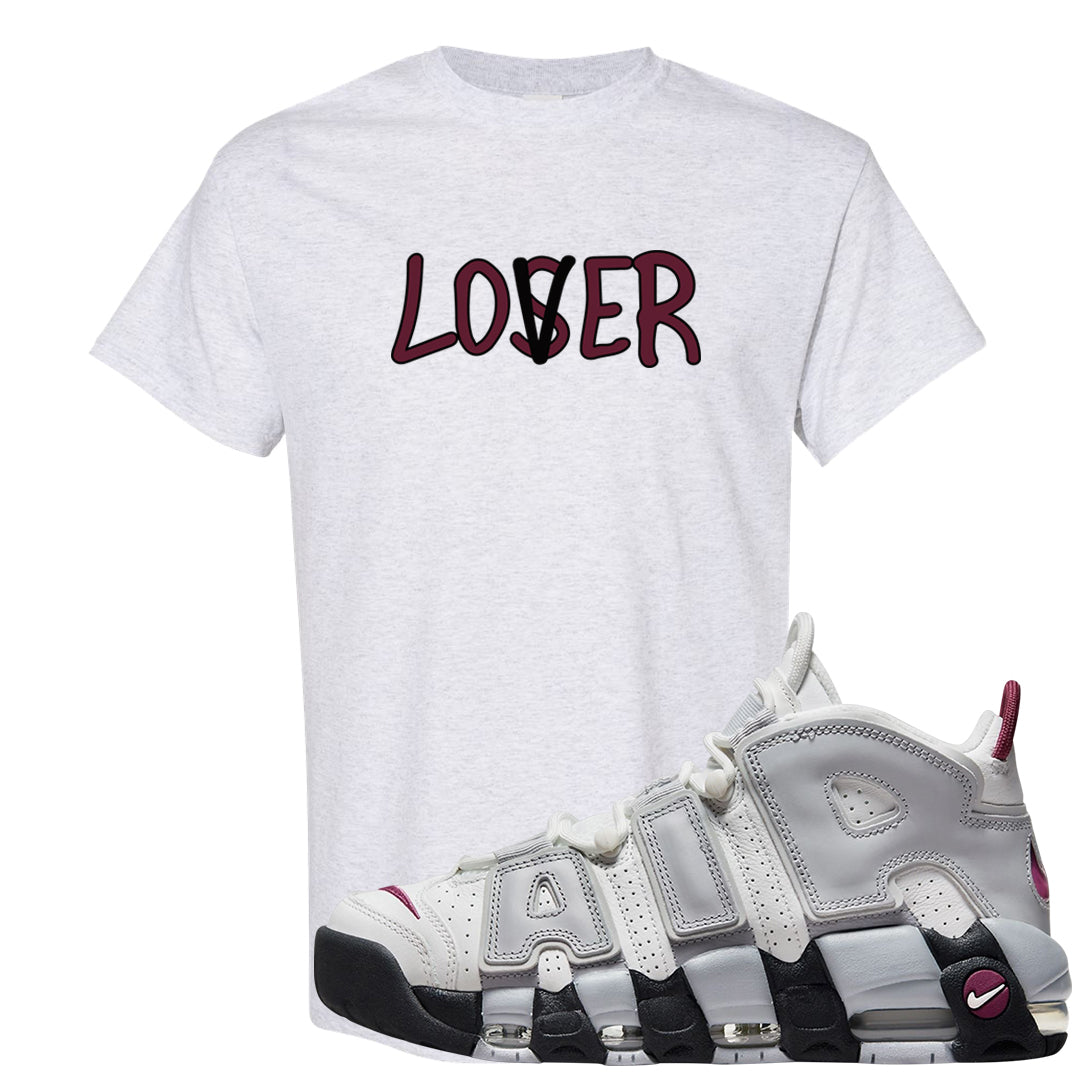 Summit White Rosewood More Uptempos T Shirt | Lover, Ash