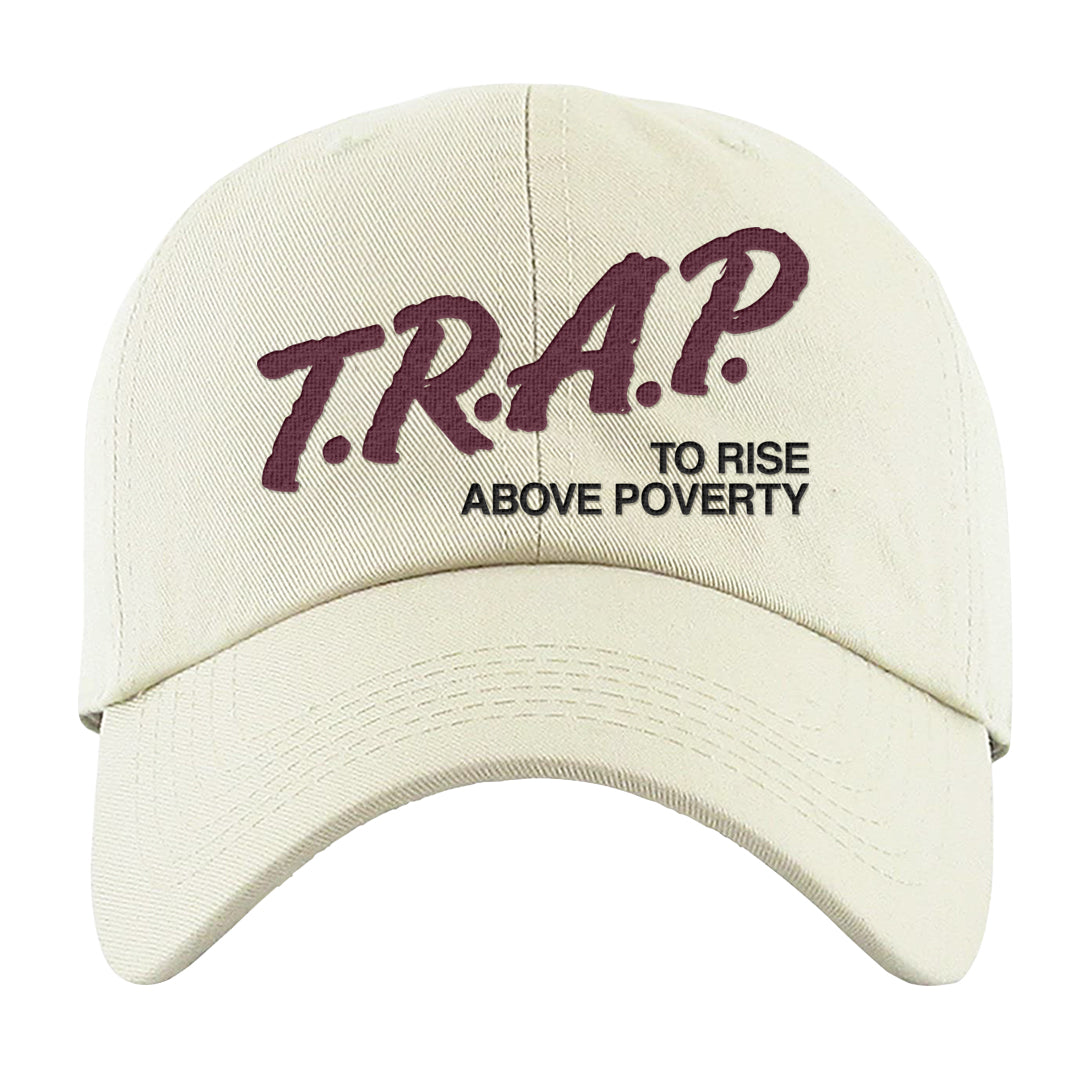 Summit White Rosewood More Uptempos Dad Hat | Trap To Rise Above Poverty, White