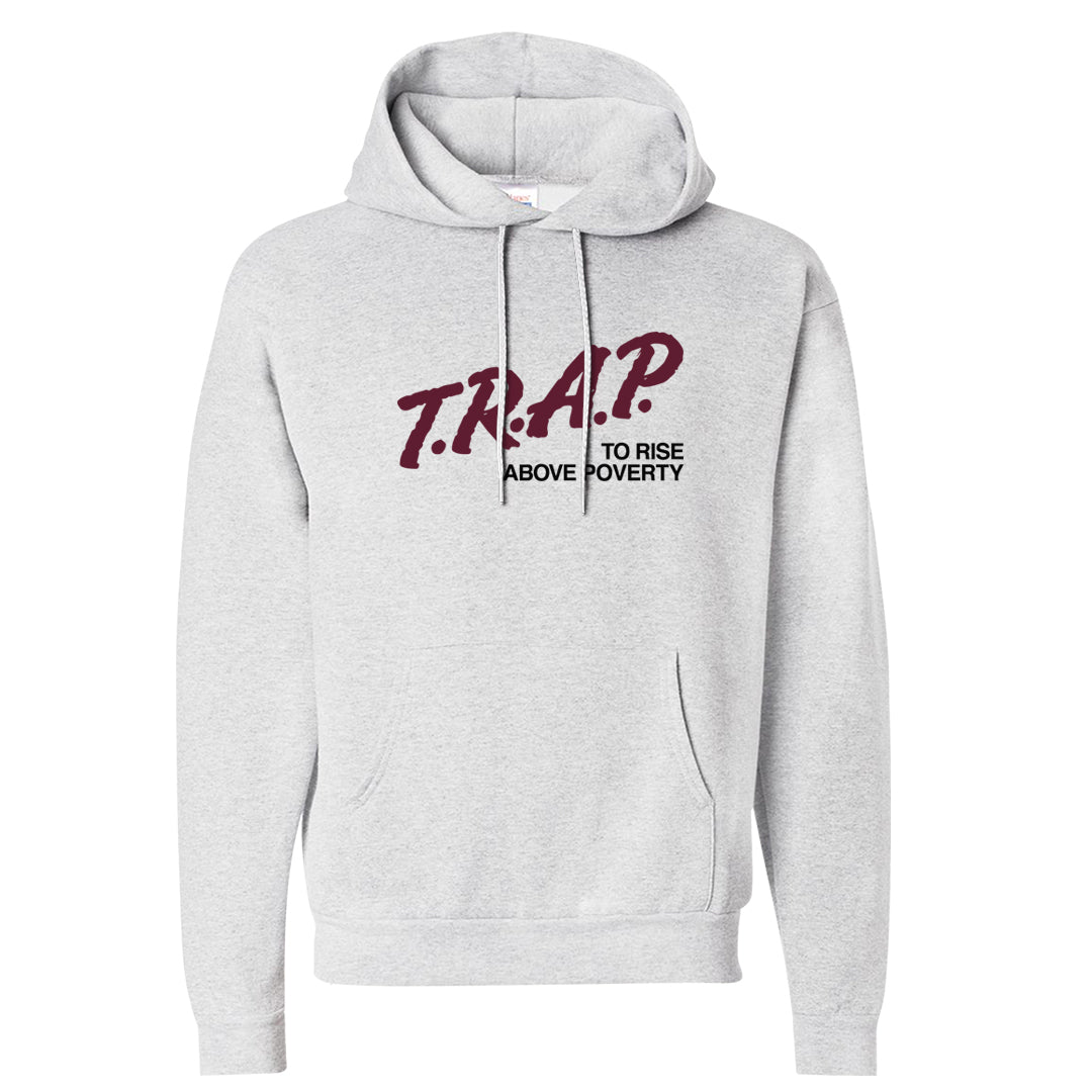 Summit White Rosewood More Uptempos Hoodie | Trap To Rise Above Poverty, Ash