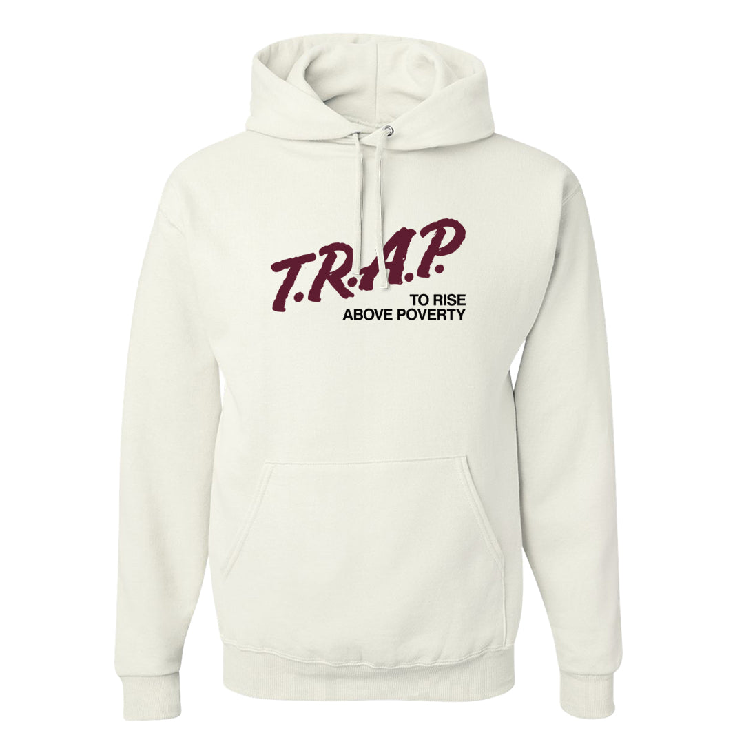 Summit White Rosewood More Uptempos Hoodie | Trap To Rise Above Poverty, White