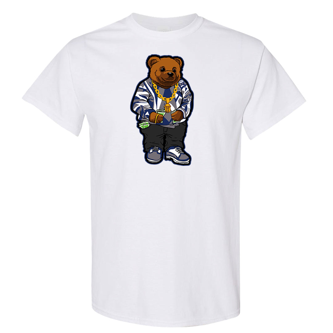 French Blue 13s T Shirt | Sweater Bear, White