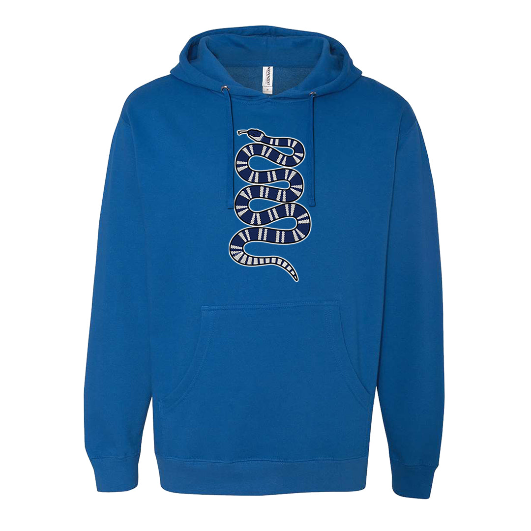 French Blue 13s Hoodie | Coiled Snake, Royal